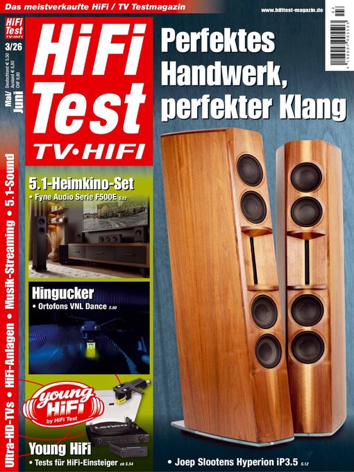 Cover image for HIFI TEST TV HIFI